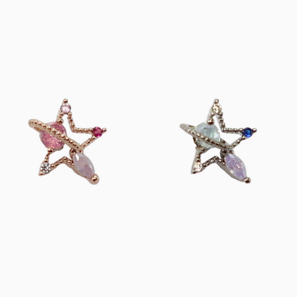 Star Planet Cartilage Barbell Stud