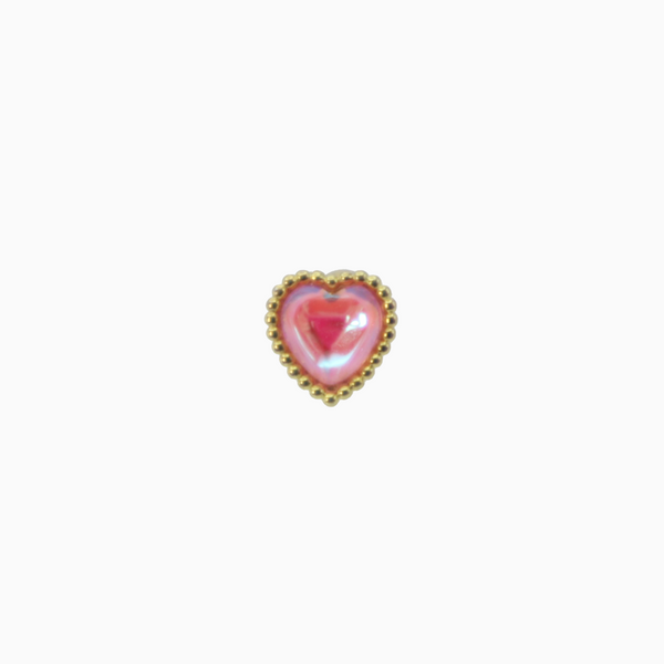 Aurora Heart Cartilage Barbell Stud