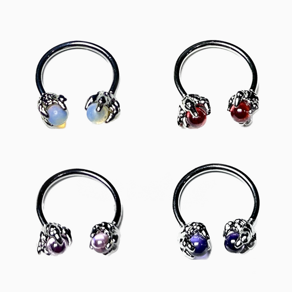 Dragon Crystal Ball Septum Ring