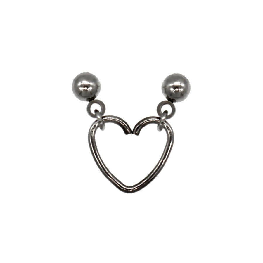 heart earring