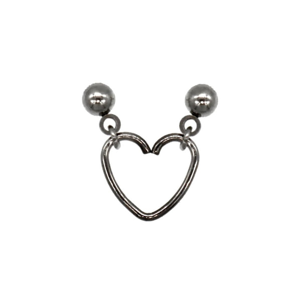 heart earring