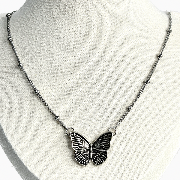 Vintage Butterfly Necklace