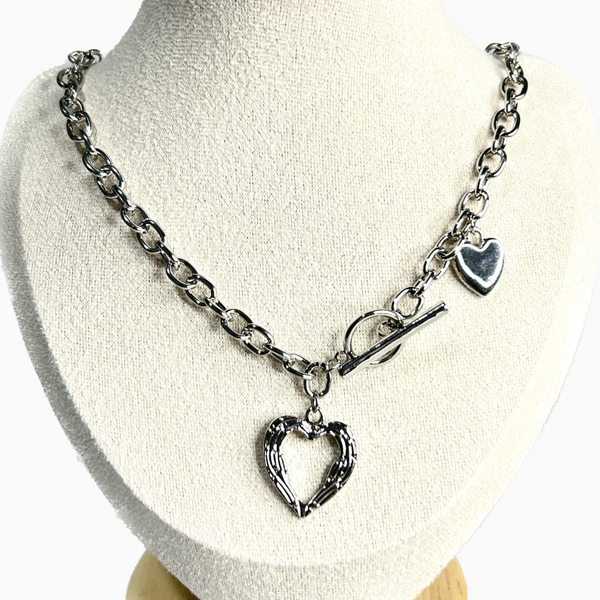 Sliver Heart Necklace