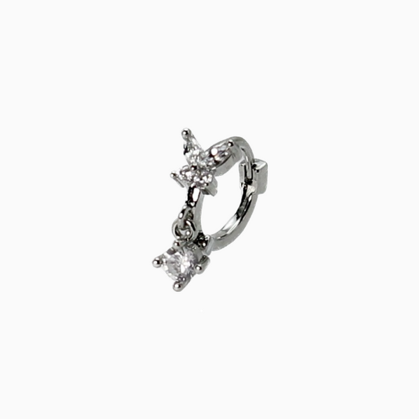 Crystal Butterfly Cartilage Ring