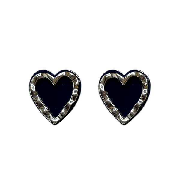 Metal Heart Earrings