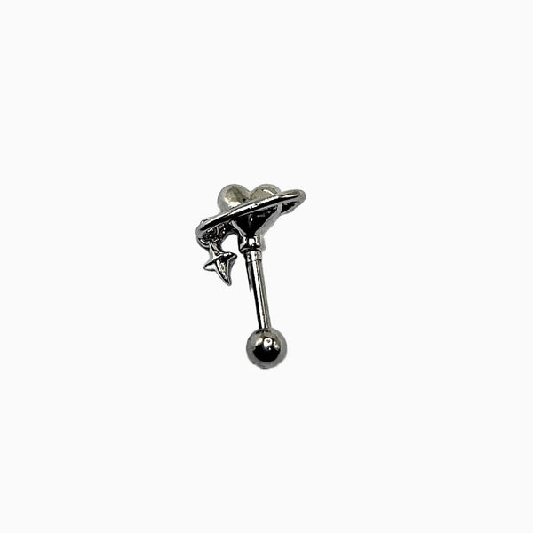 Heart Planet Star Drop Barbell Stud