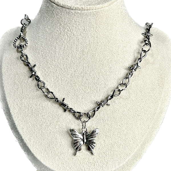 Thorns Butterfly Necklace