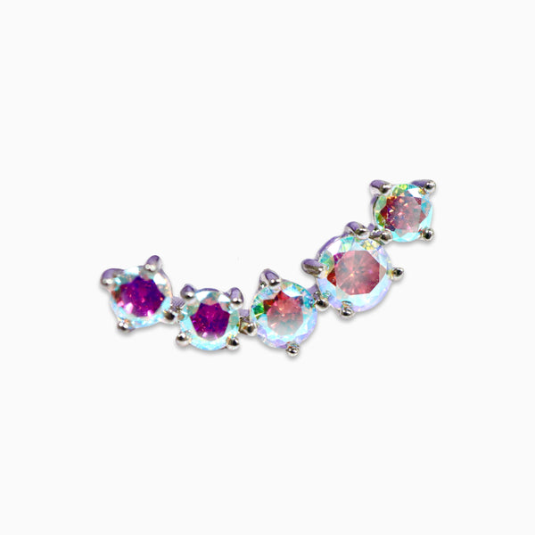 Super Sparkly AB Crystal Barbell Stud