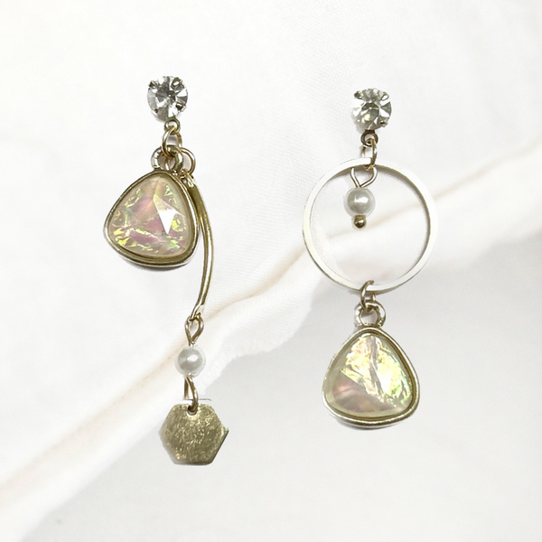 Symphony Mismatched Drop Earrings